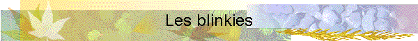 Les blinkies